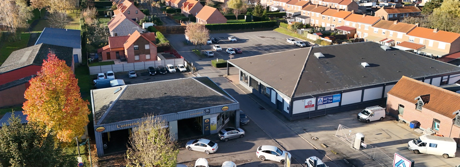 Reportage photographique aérien par drone à Bruay-la-Buissière